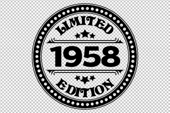 Download Limited Edition 1958 SVG EPS PNG - 1958 Collection