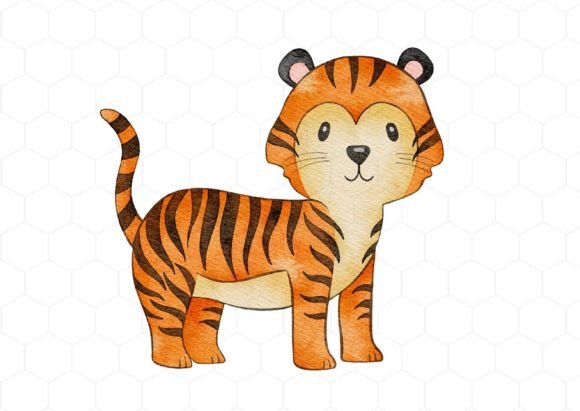 Download Watercolor Tiger Safari Illustration - Premium Resources