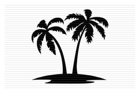 Download Palm Tree Beach Silhouette Svg - Beach silhouette Collection