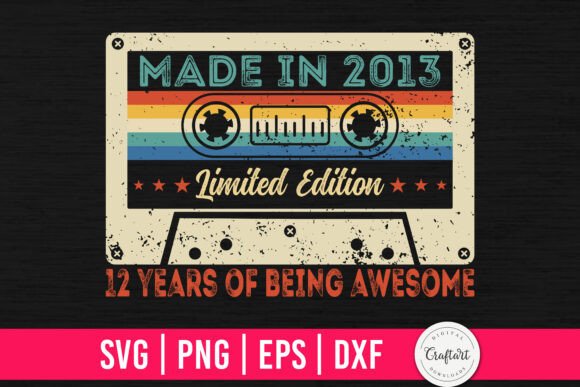 Download Made in 2013 12th Birthday Gifts - 2013 Collection
