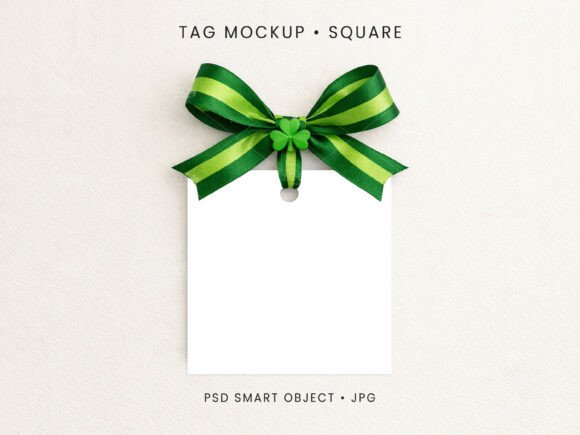 Download St Patrick’s Day Gift Tag Mockup PSD JPG - Jpg Collection